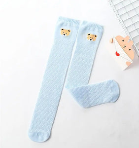 Baby socks children stockings baby thin mesh breathable anti-mosquito sock summer girls knee high sock