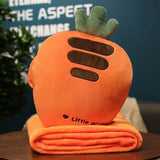 Lovely Cartoon Fruit Animal Cushion Decorative Cotton Pillow Car Air Conditioner Quilt Home Decorative Pillows 1 X1.5m Blanket