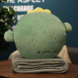 Lovely Cartoon Fruit Animal Cushion Decorative Cotton Pillow Car Air Conditioner Quilt Home Decorative Pillows 1 X1.5m Blanket