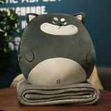 Lovely Cartoon Fruit Animal Cushion Decorative Cotton Pillow Car Air Conditioner Quilt Home Decorative Pillows 1 X1.5m Blanket