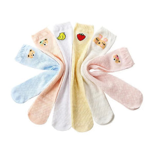 Baby socks children stockings baby thin mesh breathable anti-mosquito sock summer girls knee high sock