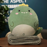 Lovely Cartoon Fruit Animal Cushion Decorative Cotton Pillow Car Air Conditioner Quilt Home Decorative Pillows 1 X1.5m Blanket